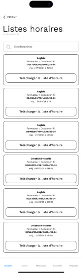 Capture d'écran du wireframe